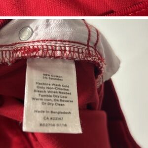 NEW Talbots High Rise Straight Leg Red Corduroy Pants Plus Size 22W! For 2-14!